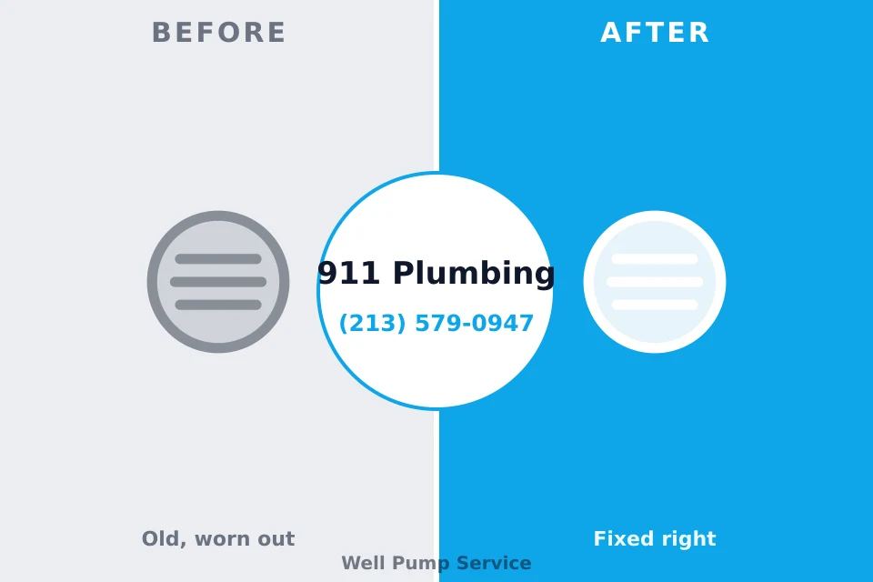 Before and after: plumbing company Cleveland, WI